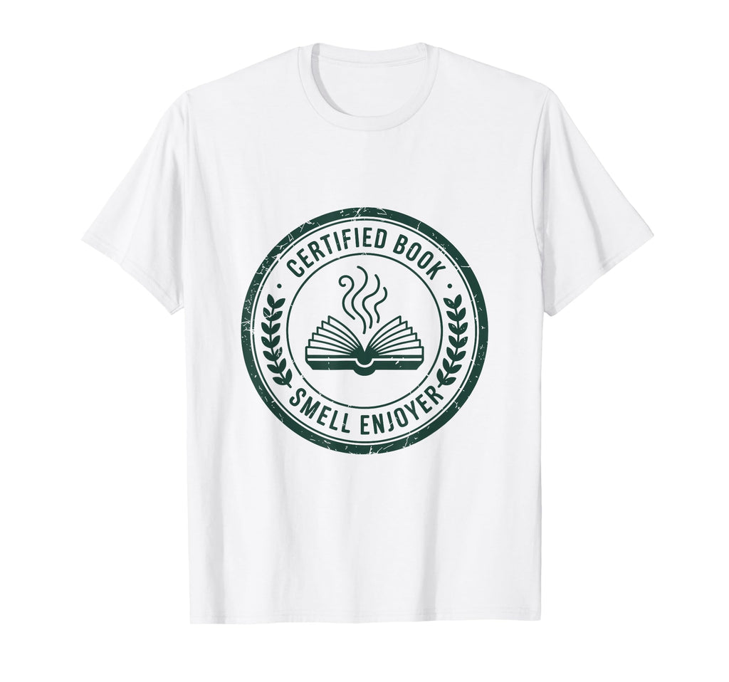 Certified Book Smell Enjoyer Reading T-Shirt - Trendy Graphic for Adults - T-Shirt, Sweatshirt, Hoodie
