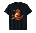 Meditation Platypus Yoga Pose Relaxing T-Shirt - Novelty Apparel Men Women - T-Shirt, Sweatshirt, Hoodie