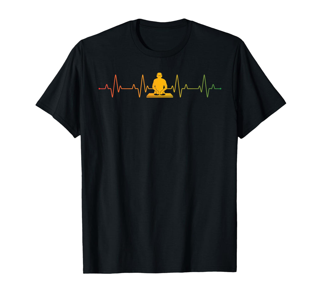 Meditation Heartbeat Zen Harmony T-Shirt - Aesthetic Graphic Unisex - T-Shirt, Sweatshirt, Hoodie
