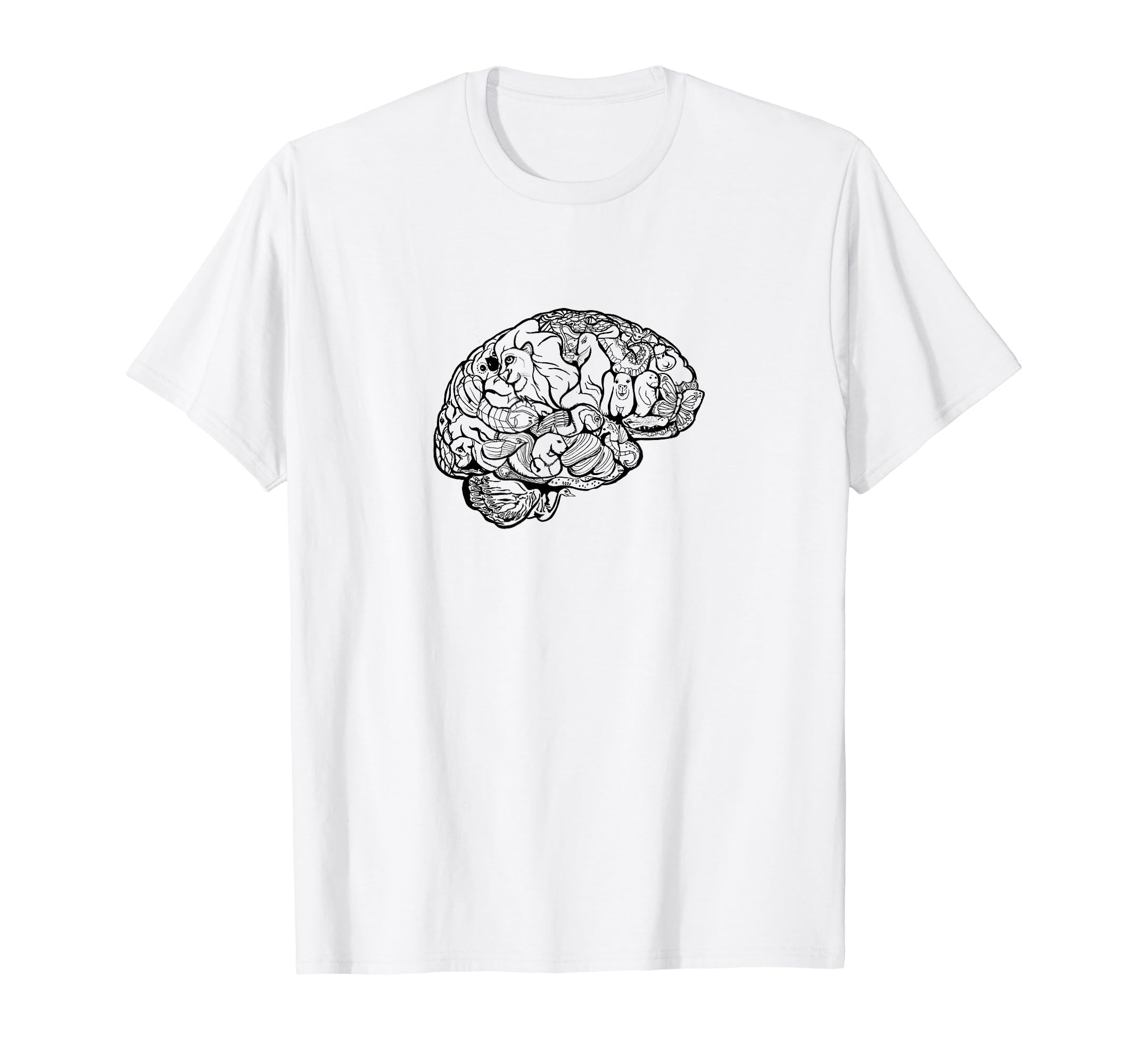 Creative Brain Animal Designer Autistic T-Shirt - Trendy Graphic Men Women - T-Shirt, Sweatshirt, Hoodie