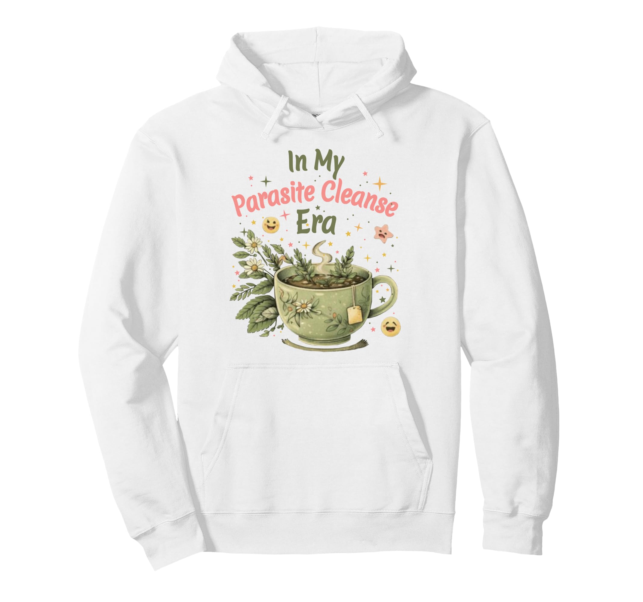 Funny Wellness Vibes Aesthetic Tea Lover Hoodie - Trendy Graphic Men Women - T-Shirt, Sweatshirt, Hoodie