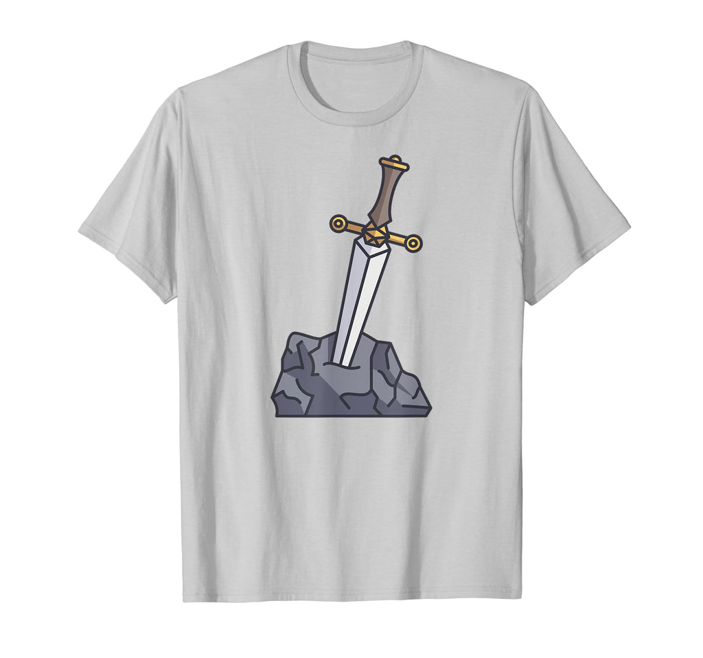 Medieval Literature King Arthur Excalibur T-Shirt - Graphic Print Unisex - T-Shirt, Sweatshirt, Hoodie