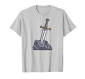 Medieval Literature King Arthur Excalibur T-Shirt - Graphic Print Unisex - T-Shirt, Sweatshirt, Hoodie