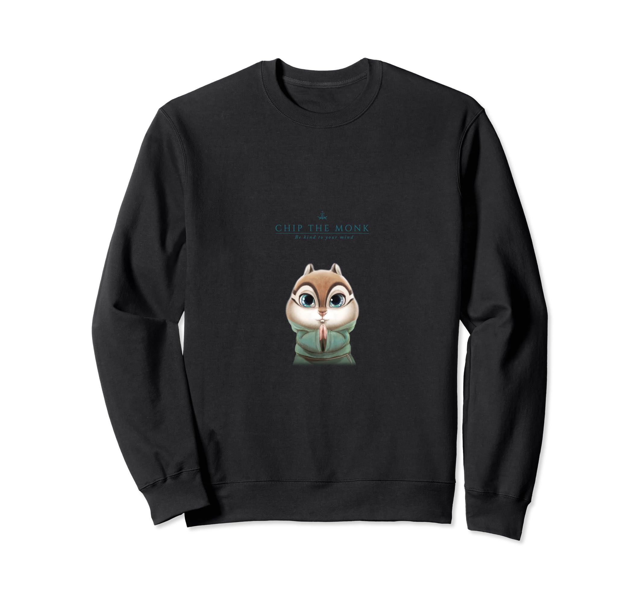 Chip Monk Be Kind To Your Mind Sweatshirt - Custom Art Print for Adults - T-Shirt, Sweatshirt, Hoodie