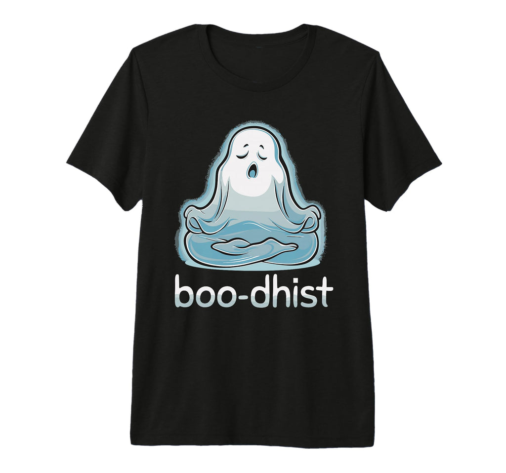 Ghost Monster Meditation Mindfulness T-Shirt - Custom Art Print Unisex - T-Shirt, Sweatshirt, Hoodie