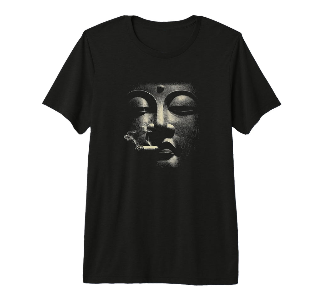 Serene Buddha Face Meditation Yoga T-Shirt - Minimalist Print for Adults - T-Shirt, Sweatshirt, Hoodie