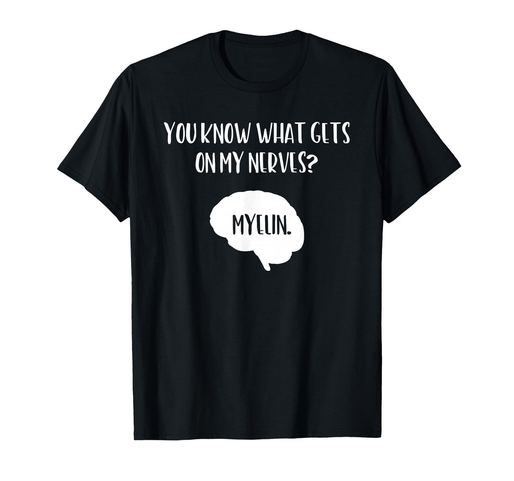 Funny Science Neuroscience Teacher Brain Pun T-Shirt - Graphic Print Unisex - T-Shirt, Sweatshirt, Hoodie