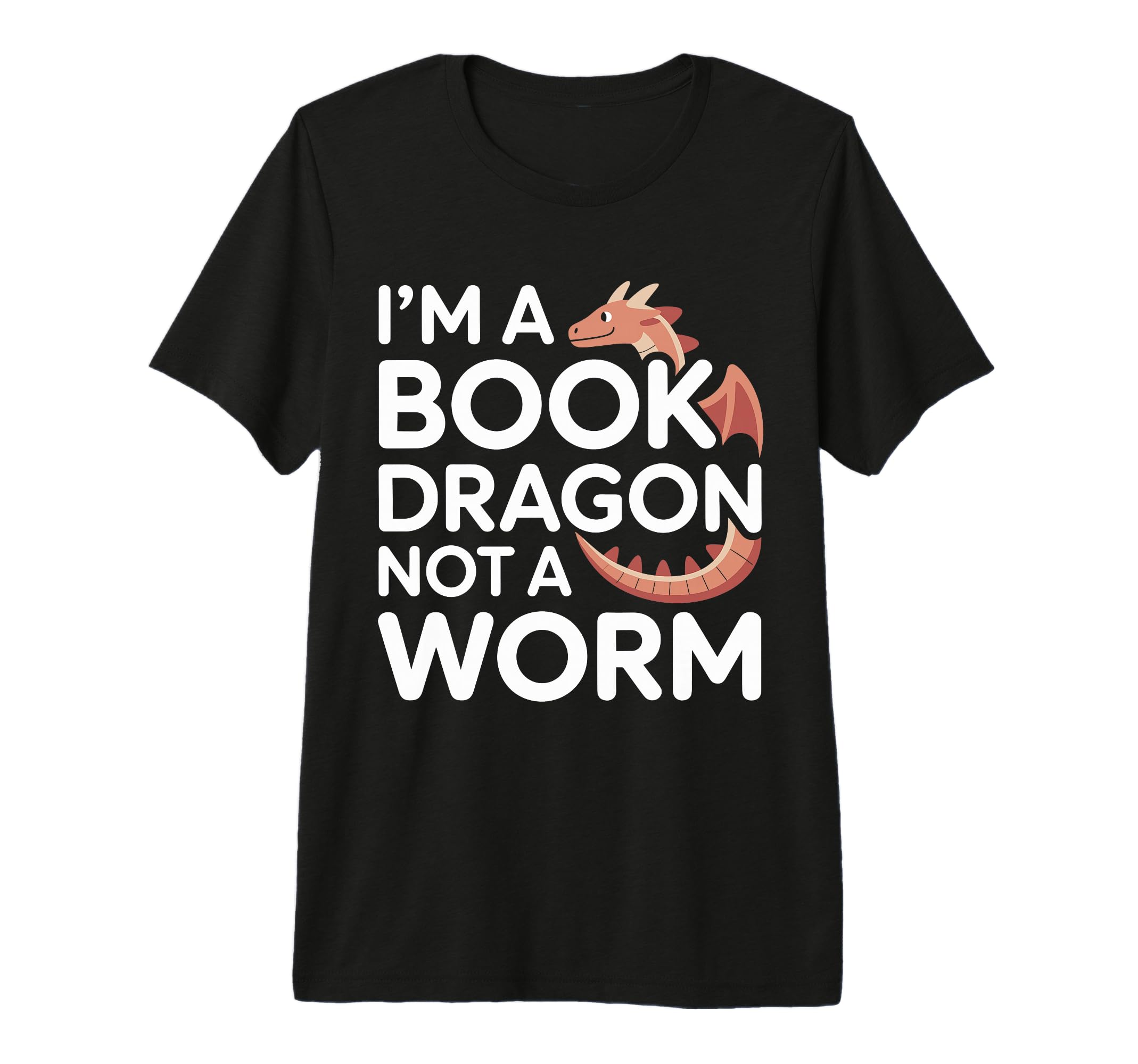 Im Book Dragon Not Worm Funny Book T-Shirt - Streetwear Style for Adults - T-Shirt, Sweatshirt, Hoodie