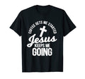 Coffee Gets Me Startet Jesus Keeps T-Shirt - Minimalist Print for Adults - T-Shirt, Sweatshirt, Hoodie