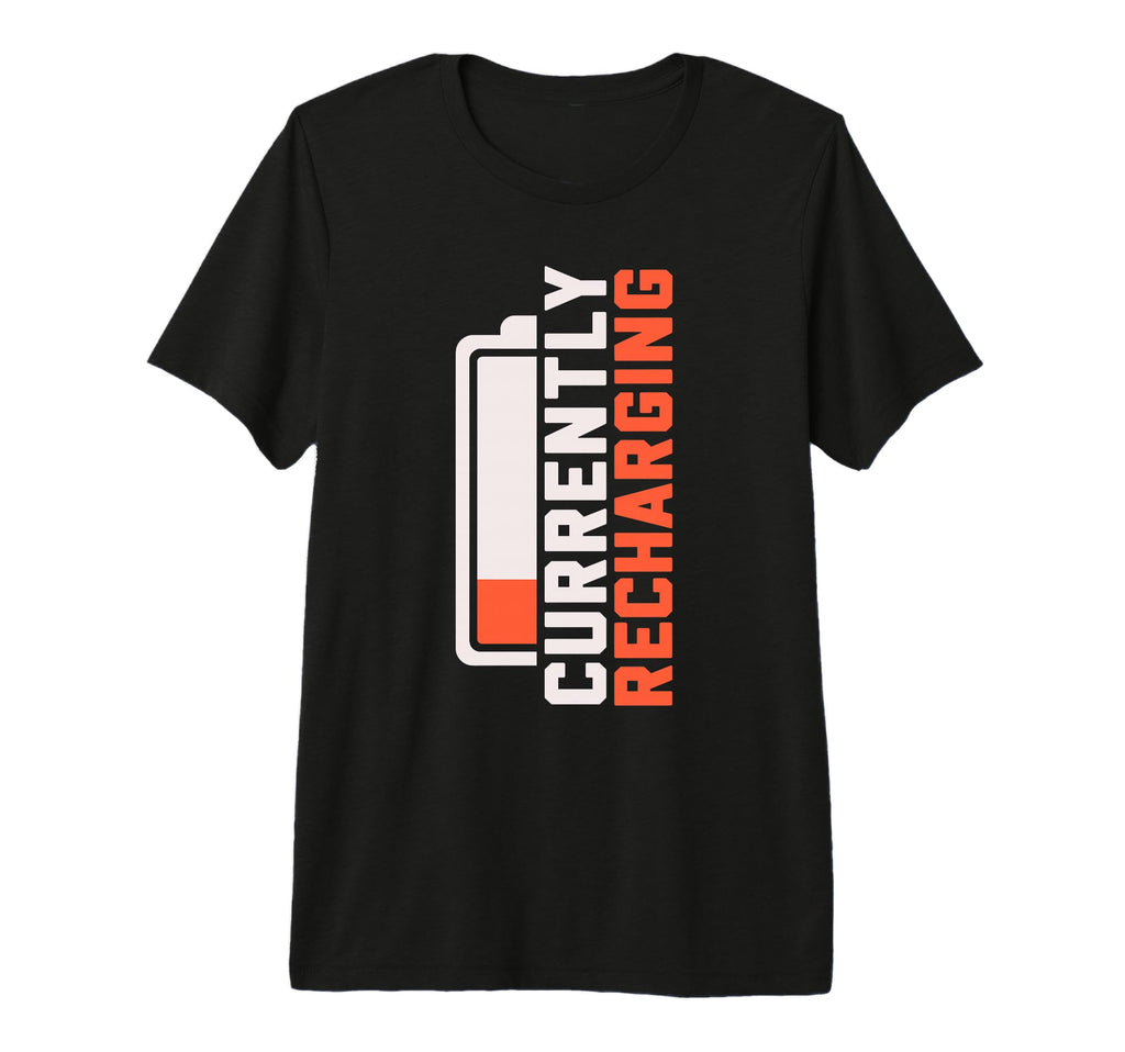 Social Battery Low Power Mode Tired T-Shirt - Minimalist Print for Adults - T-Shirt, Sweatshirt, Hoodie