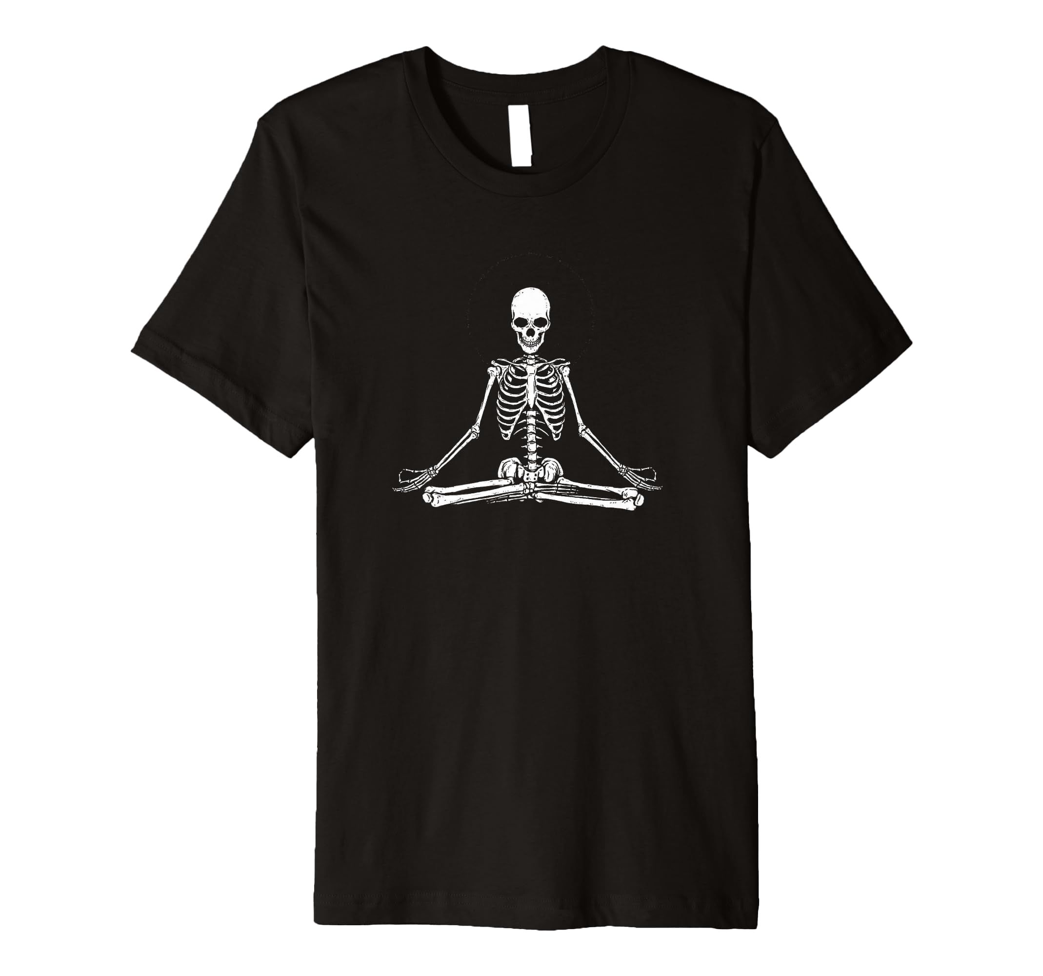 Skeleton Meditation Yoga Zen Spiritual T-Shirt - Aesthetic Graphic Unisex - T-Shirt, Sweatshirt, Hoodie