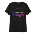 Bisexual You Are Enough Bi Pride T-Shirt - Minimalist Print for Adults - T-Shirt, Sweatshirt, Hoodie