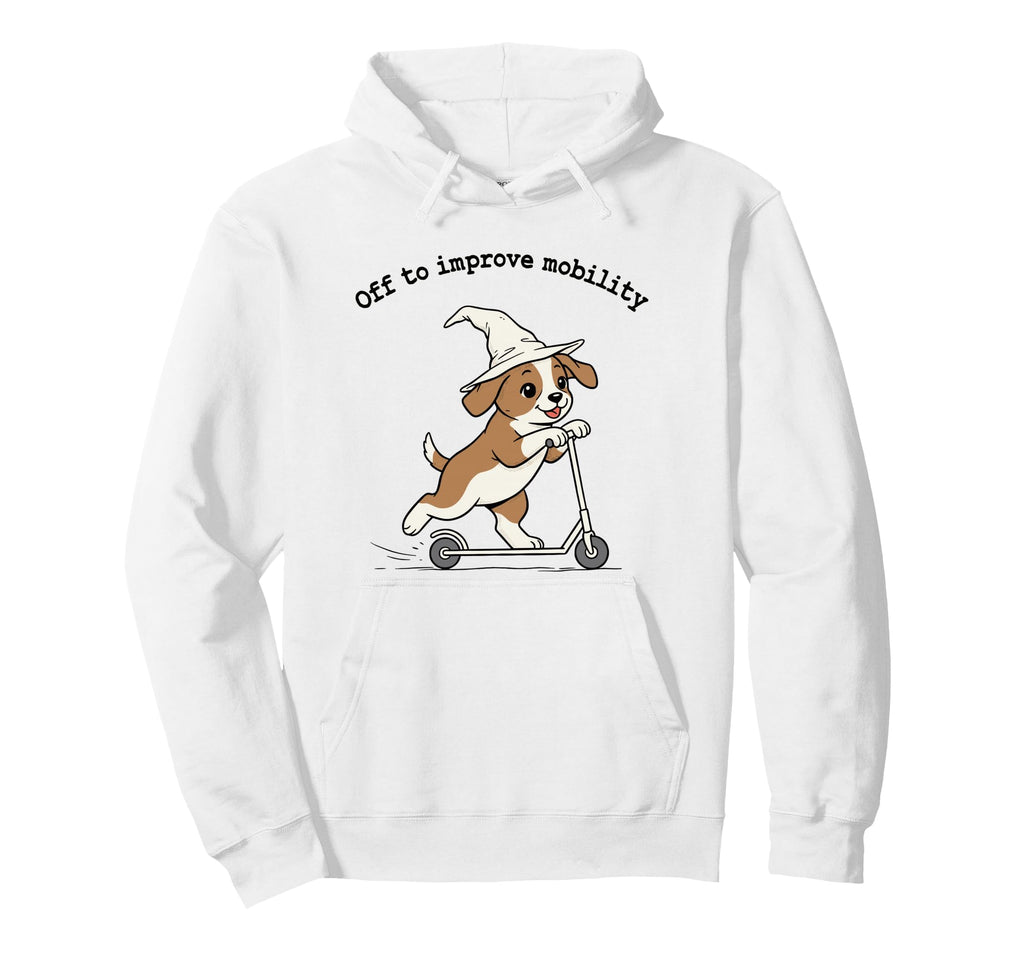 Off To Improve Mobility Dog Physical Hoodie - Aesthetic Graphic for Adults - T-Shirt, Sweatshirt, Hoodie