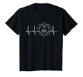 Buddhist Meditation Buddha Heartbeat T-Shirt - Minimalist Print for Adults - T-Shirt, Sweatshirt, Hoodie