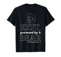 Shakespeare English Literature Exit T-Shirt - Custom Art Print Men Women - T-Shirt, Sweatshirt, Hoodie