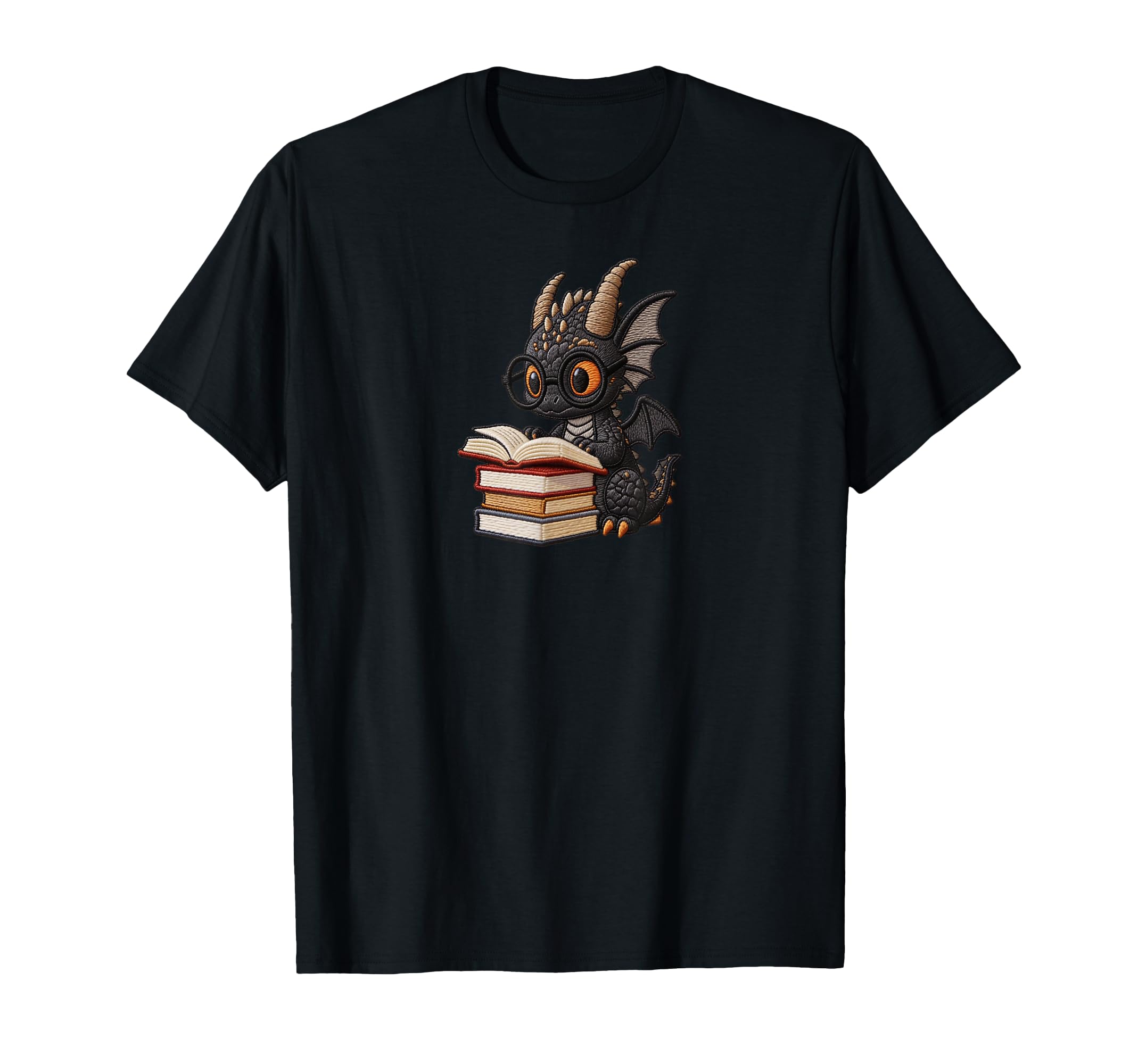 Sweet Dragon Glasses And Book Book Lovers T-Shirt - Minimalist Print Unisex - T-Shirt, Sweatshirt, Hoodie