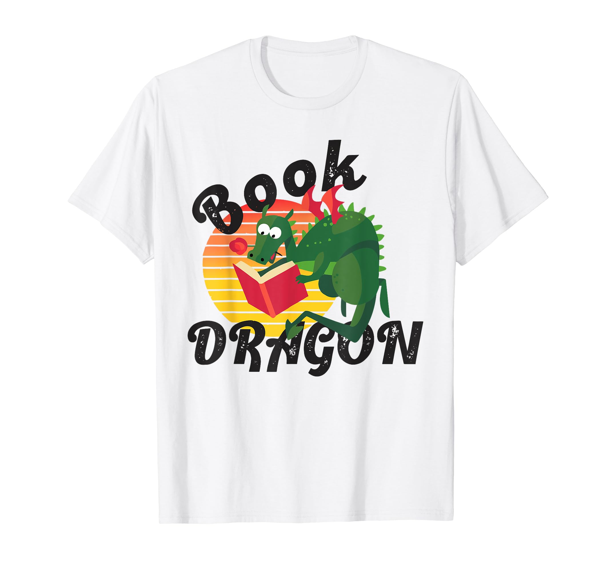 Book Dragon Reading Book Funny Dragon T-Shirt - Streetwear Style Unisex - T-Shirt, Sweatshirt, Hoodie