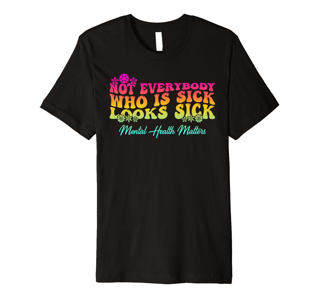 Mental Health Awareness Green Ribbon T-Shirt - Custom Art Print Unisex - T-Shirt, Sweatshirt, Hoodie
