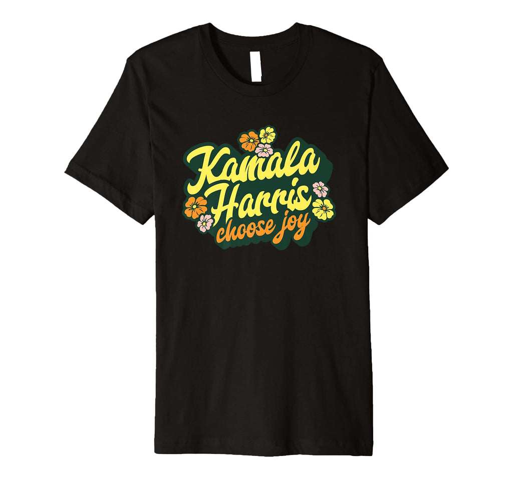 Kamala Harris Choose Joy Tim Walz 2024 T-Shirt - Novelty Apparel Unisex - T-Shirt, Sweatshirt, Hoodie