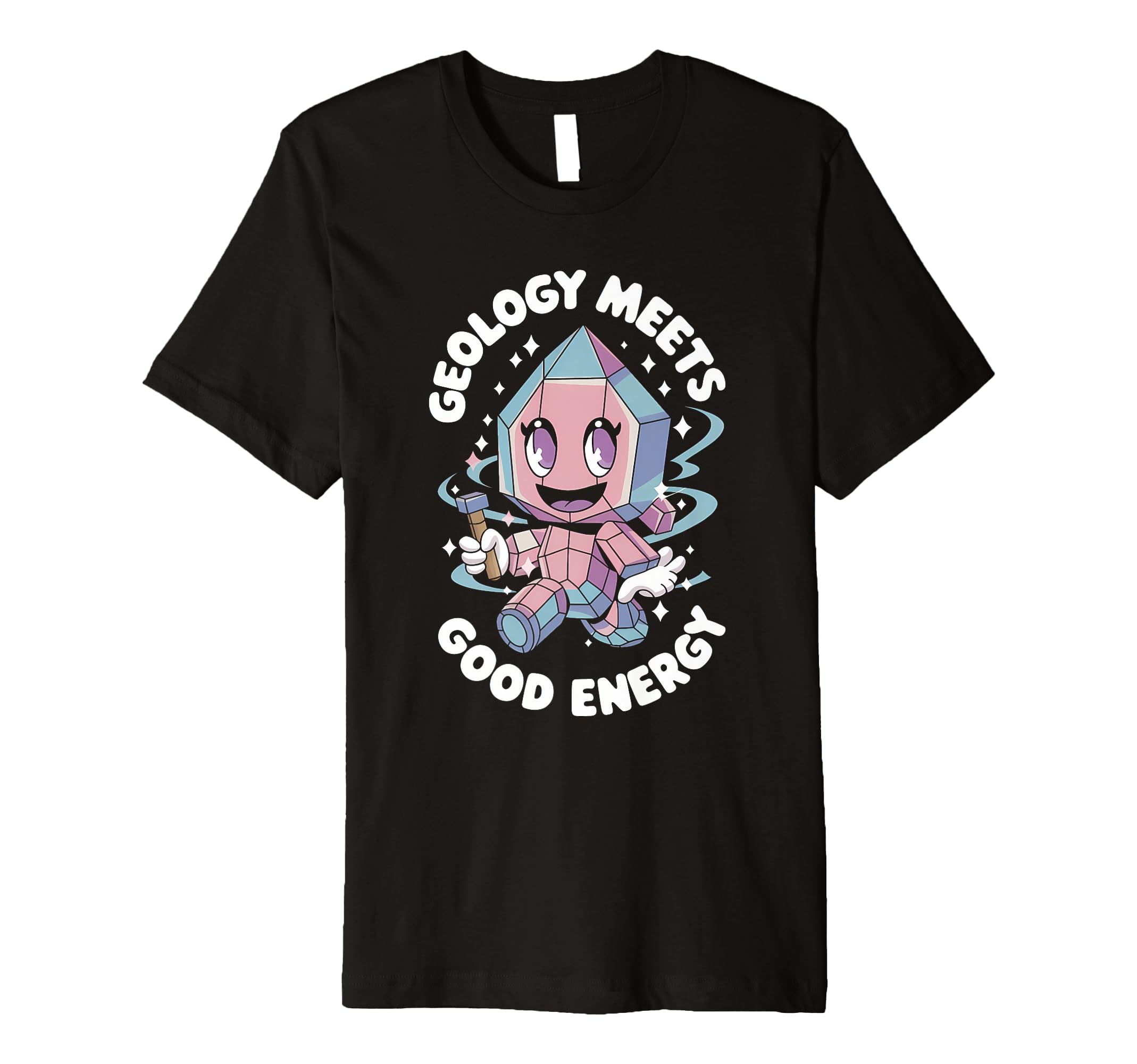 Healing Stone Crystals Energy Spiritual T-Shirt - Unique Graphic Men Women - T-Shirt, Sweatshirt, Hoodie