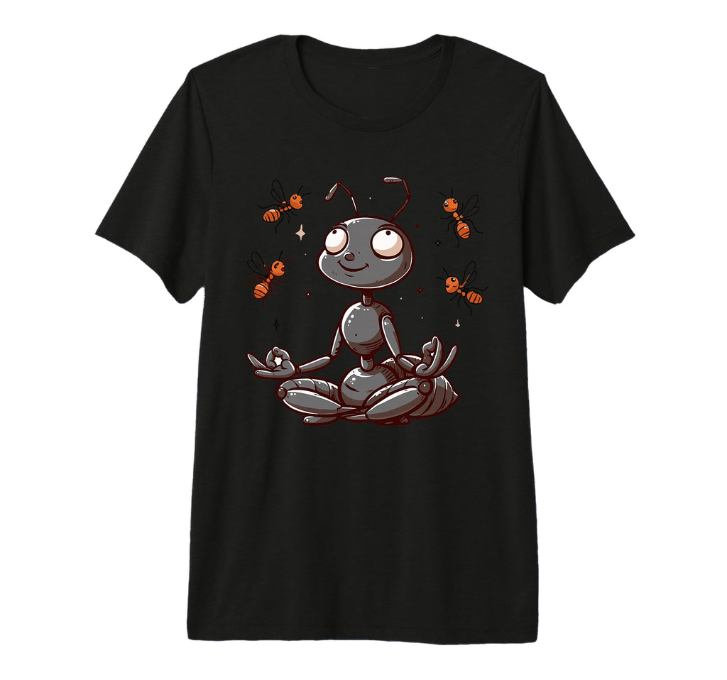 Meditation Ant Yoga Pose Relaxing Animal T-Shirt - Streetwear Style Unisex - T-Shirt, Sweatshirt, Hoodie