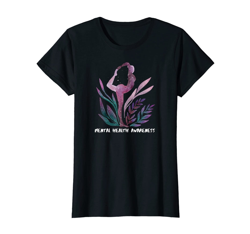 Womens Yoga Mental Health Awareness T-Shirt - Aesthetic Graphic Men Women - T-Shirt, Sweatshirt, Hoodie