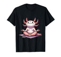 Meditation Axolotl Yoga Pose Relaxing T-Shirt - Novelty Apparel Unisex - T-Shirt, Sweatshirt, Hoodie