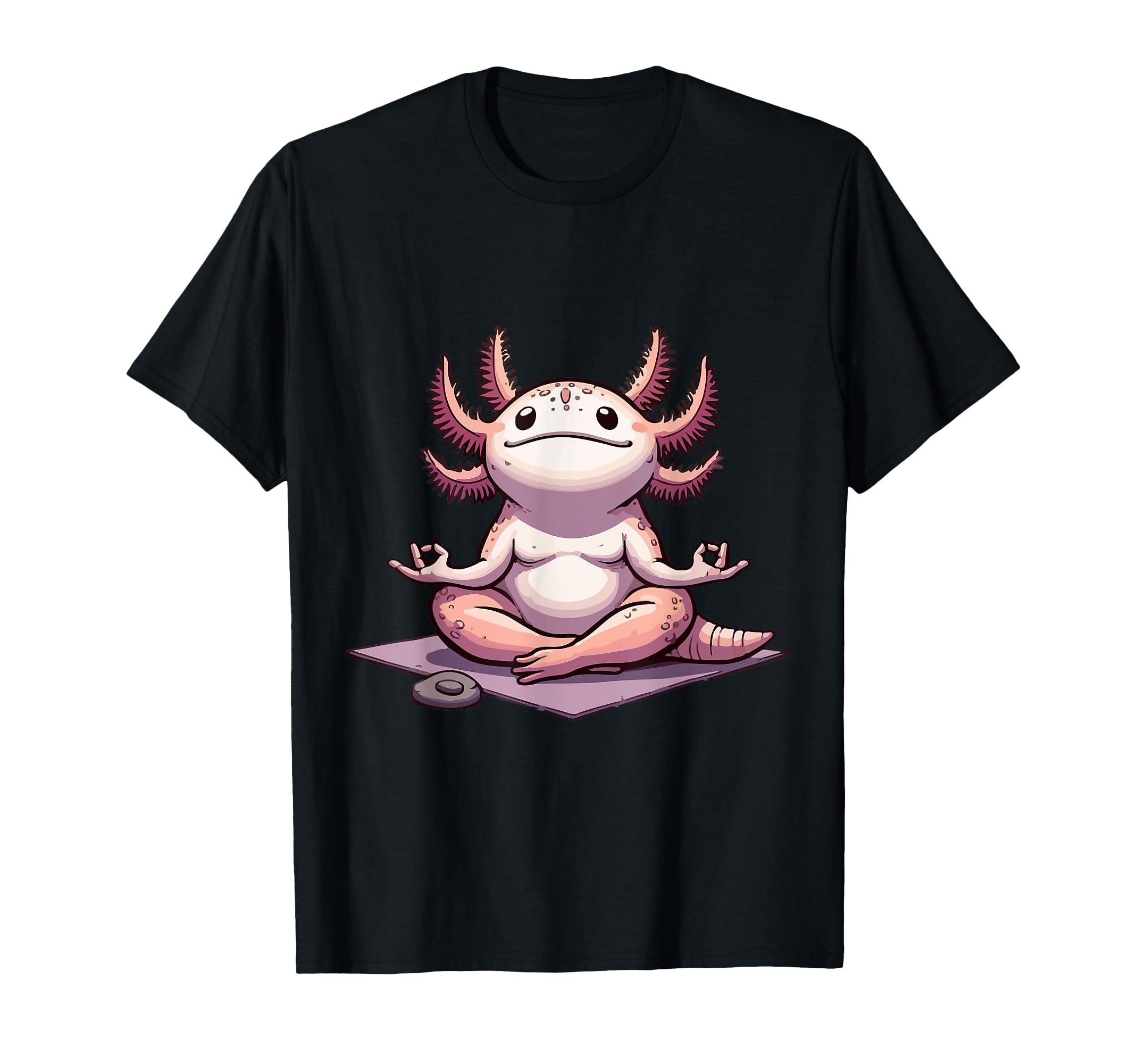 Meditation Axolotl Yoga Pose Relaxing T-Shirt - Novelty Apparel Unisex - T-Shirt, Sweatshirt, Hoodie