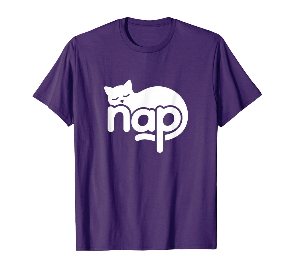 Nap Cat Word Art Napping Sleep T-Shirt - Casual Everyday Wear for Adults - T-Shirt, Sweatshirt, Hoodie