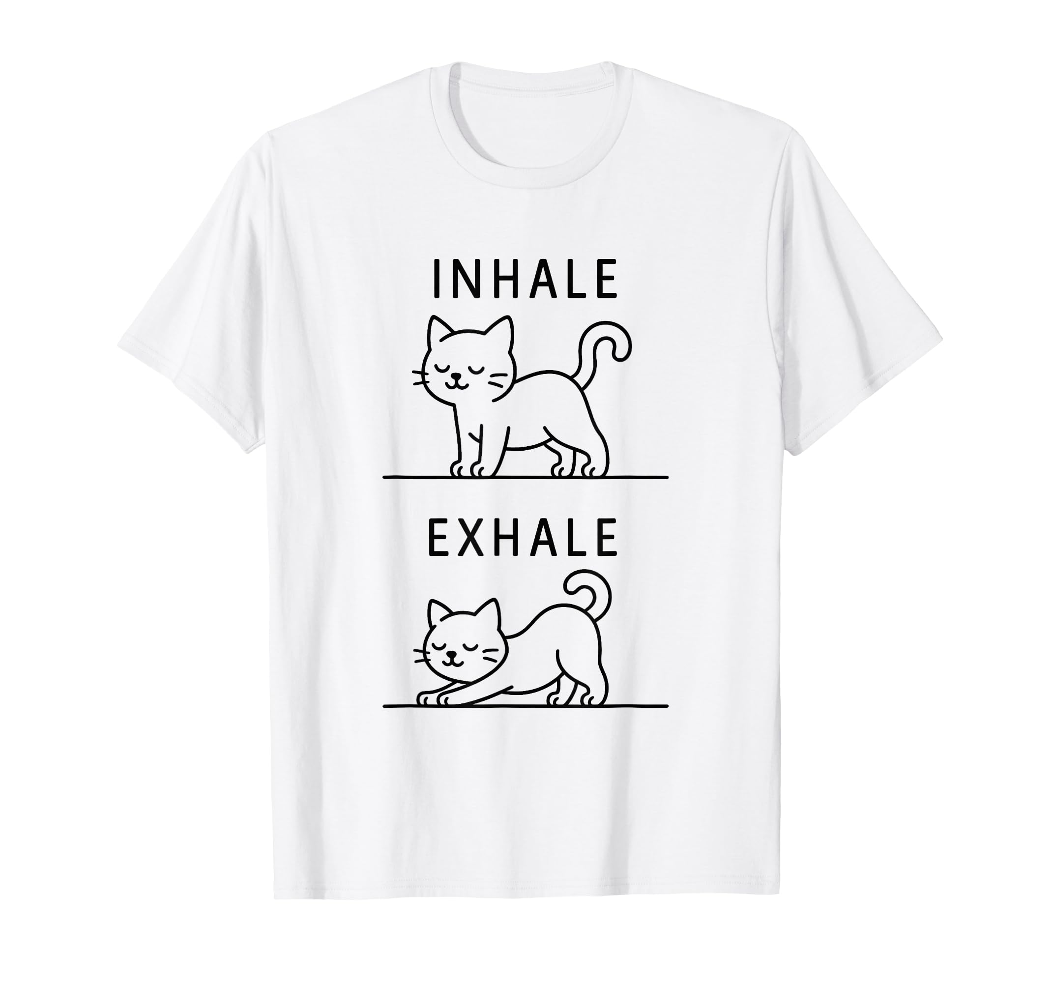 Funny Yoga Inhale Exhale Pooping T-Shirt - Aesthetic Graphic for Adults - T-Shirt, Sweatshirt, Hoodie