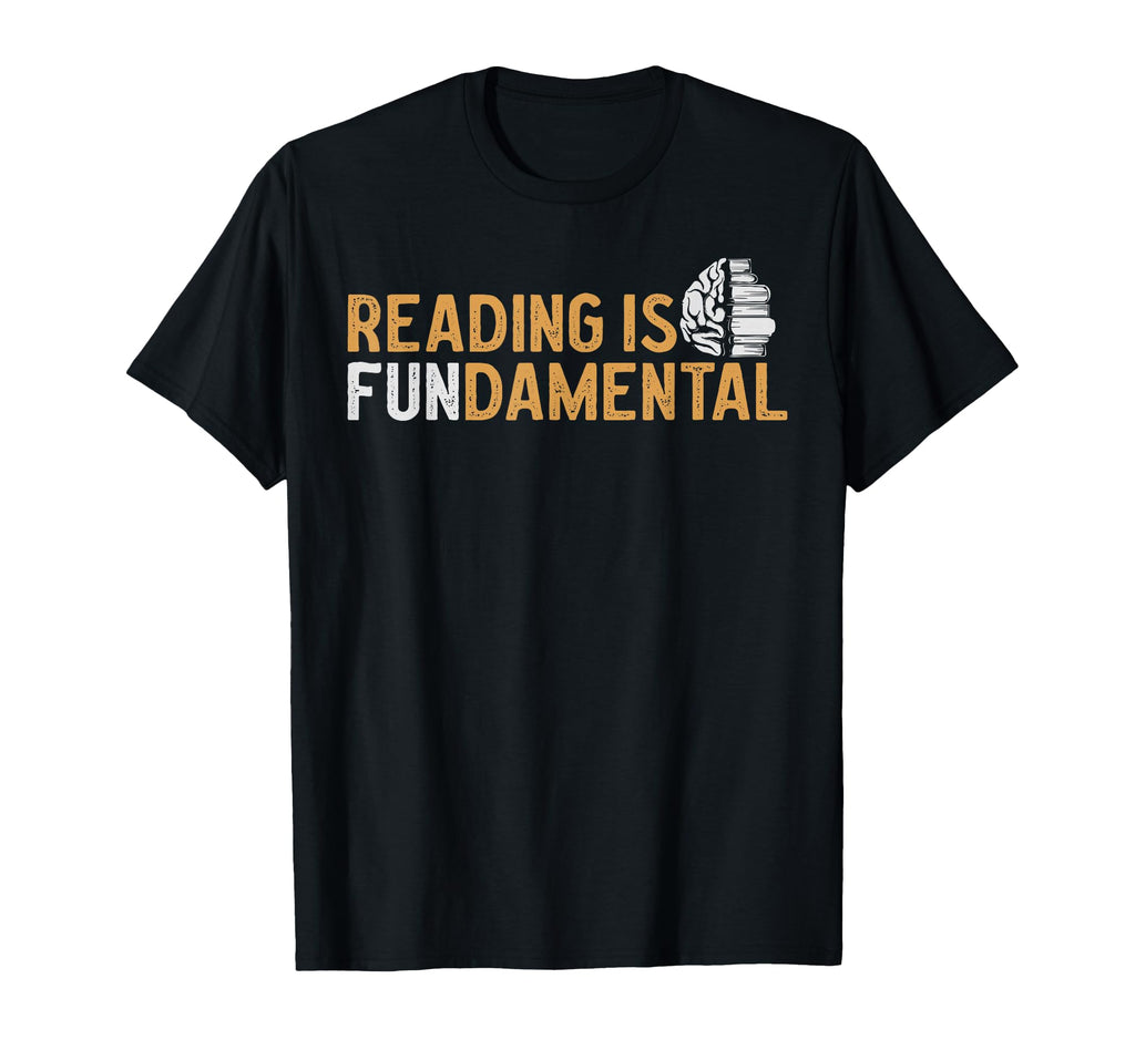 Reading Is Fundamental Geeky Bookworm T-Shirt - Novelty Apparel Men Women - T-Shirt, Sweatshirt, Hoodie