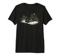Black Cat Reading Book Lover T-Shirt - Fun Novelty Design for Adults - T-Shirt, Sweatshirt, Hoodie