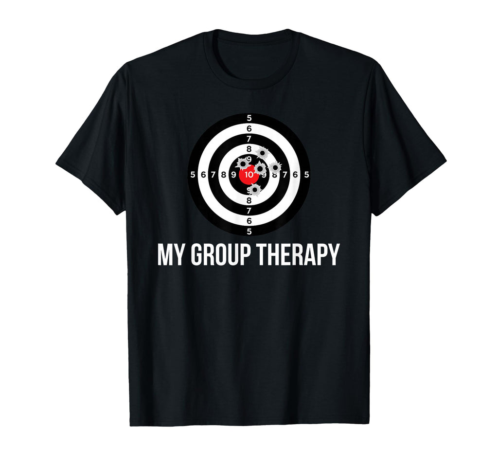 Gun Group Therapy Shooting Range T-Shirt - Minimalist Print Men Women - T-Shirt, Sweatshirt, Hoodie