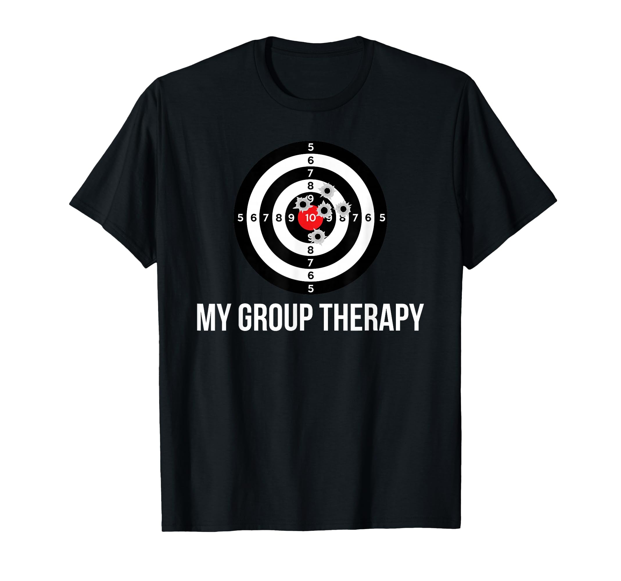 Gun Group Therapy Shooting Range T-Shirt - Minimalist Print Men Women - T-Shirt, Sweatshirt, Hoodie