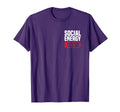 Social Energy Low Battery 1 Funny T-Shirt - Casual Everyday Wear Unisex - T-Shirt, Sweatshirt, Hoodie