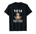 Yoga Because Punching People Is Wrong T-Shirt - Unique Graphic for Adults - T-Shirt, Sweatshirt, Hoodie