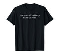 Low Social Battery Time To Read Funny Book T-Shirt - Unique Graphic Unisex - T-Shirt, Sweatshirt, Hoodie