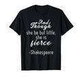 She Little She Fierce William T-Shirt - Minimalist Print Unisex - T-Shirt, Sweatshirt, Hoodie