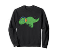 T Rex Dinosaur Noise Canceling Sweatshirt - Graphic Print Men Women - T-Shirt, Sweatshirt, Hoodie