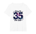 Birthday Gift 35 Living Plot Twist Cosmic T-Shirt - Graphic Print Unisex - T-Shirt, Sweatshirt, Hoodie