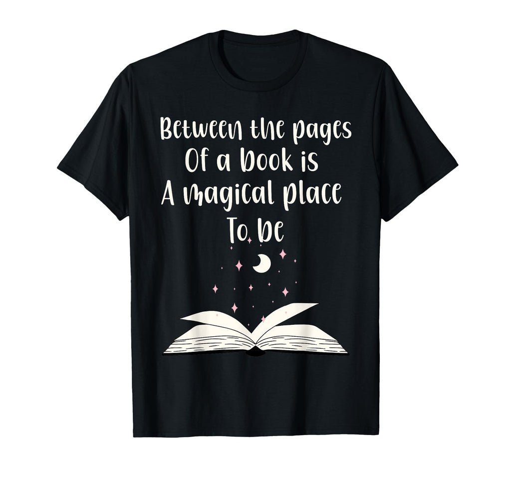 Book Lover Between Pages Book Is T-Shirt - Minimalist Print for Adults - T-Shirt, Sweatshirt, Hoodie