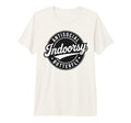 Badge Introvert Indoorsy Antisocial T-Shirt - Trendy Graphic Unisex - T-Shirt, Sweatshirt, Hoodie