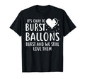 Balloons Burst Depression Mental Health T-Shirt - Novelty Apparel Unisex - T-Shirt, Sweatshirt, Hoodie