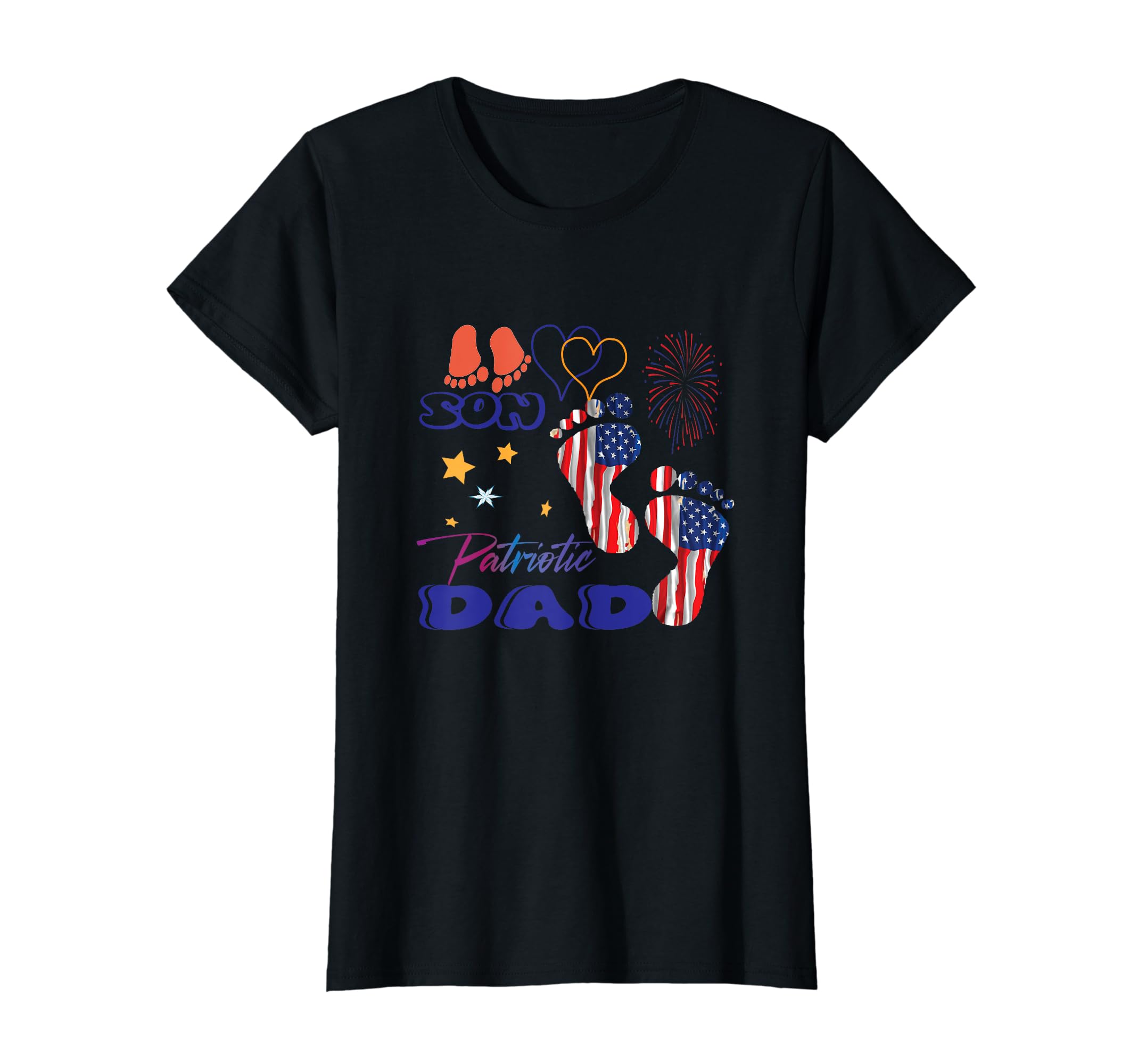 Best Dad Usa Flag 1 Feet Step T-Shirt - Streetwear Style for Adults - T-Shirt, Sweatshirt, Hoodie