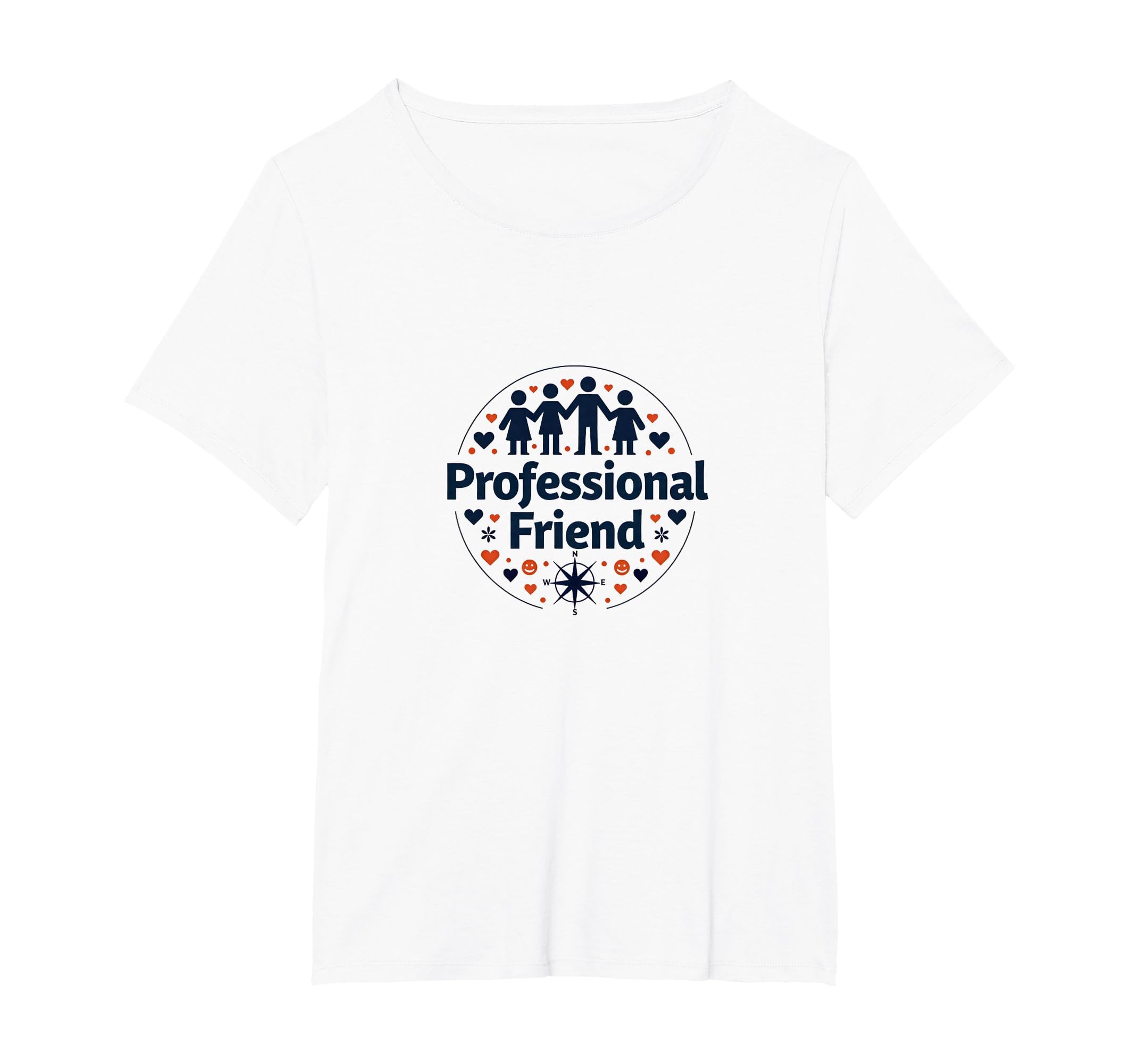 Professional Friend Emotional Support T-Shirt - Graphic Print for Adults - T-Shirt, Sweatshirt, Hoodie