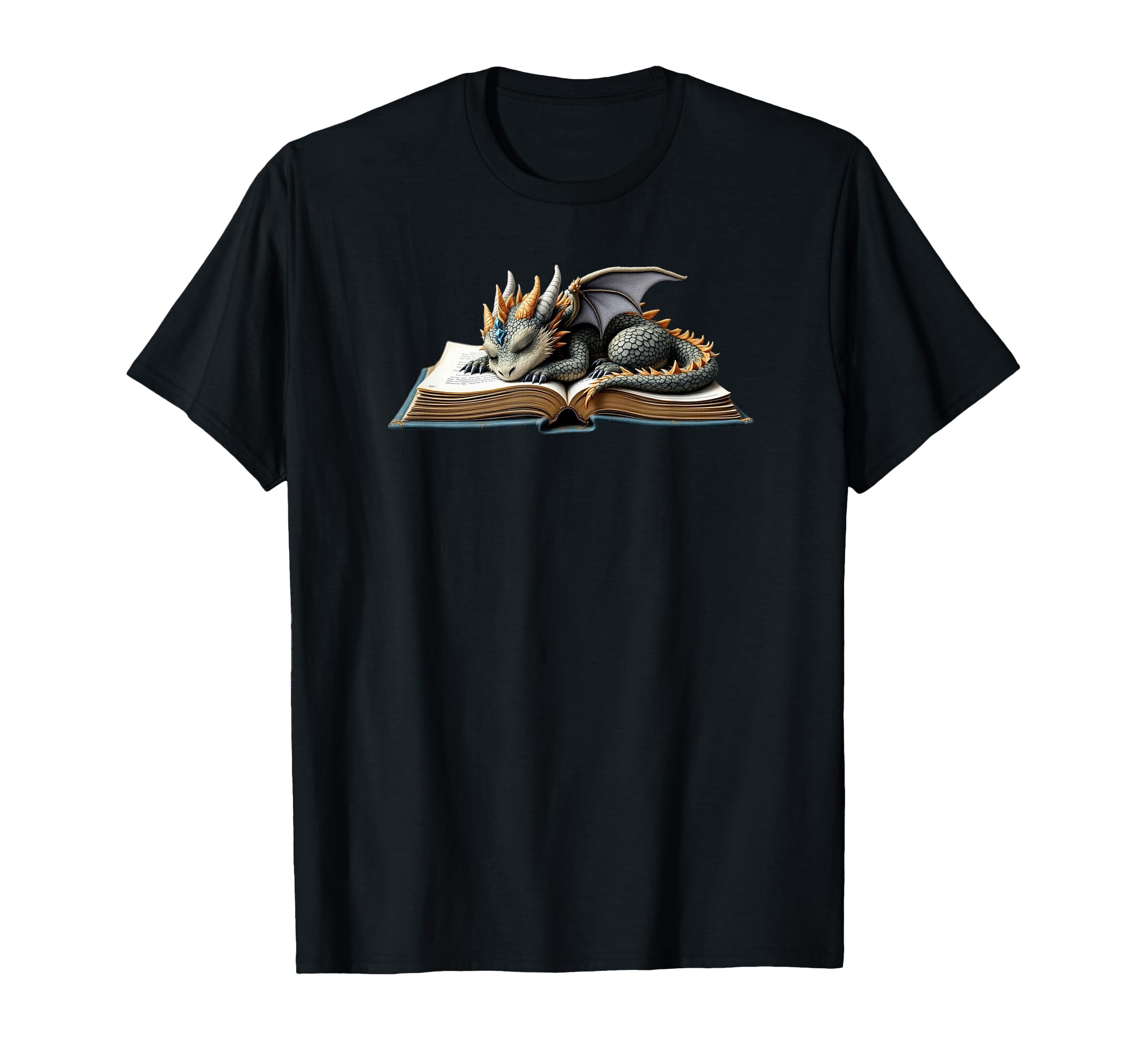 Green Dragon Sleeps Book Book Lovers T-Shirt - Fun Novelty Design Unisex - T-Shirt, Sweatshirt, Hoodie