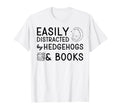 Hedgehogs And Books Hedgehog Lover Read T-Shirt - Graphic Print for Adults - T-Shirt, Sweatshirt, Hoodie