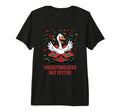 Overstimulated But Festive Goose Duck T-Shirt - Unique Graphic for Adults - T-Shirt, Sweatshirt, Hoodie