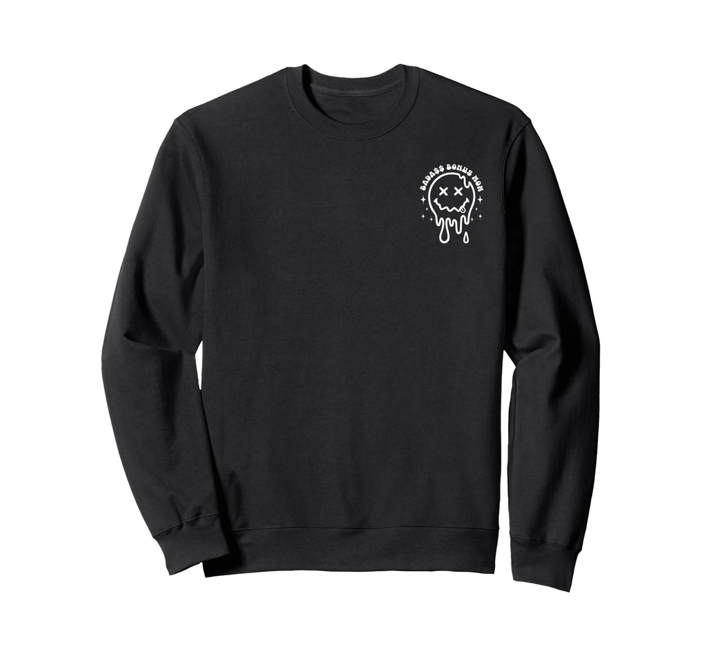 Badass Bonus Mom Funny Sweatshirt - Casual Everyday Wear for Adults - T-Shirt, Sweatshirt, Hoodie