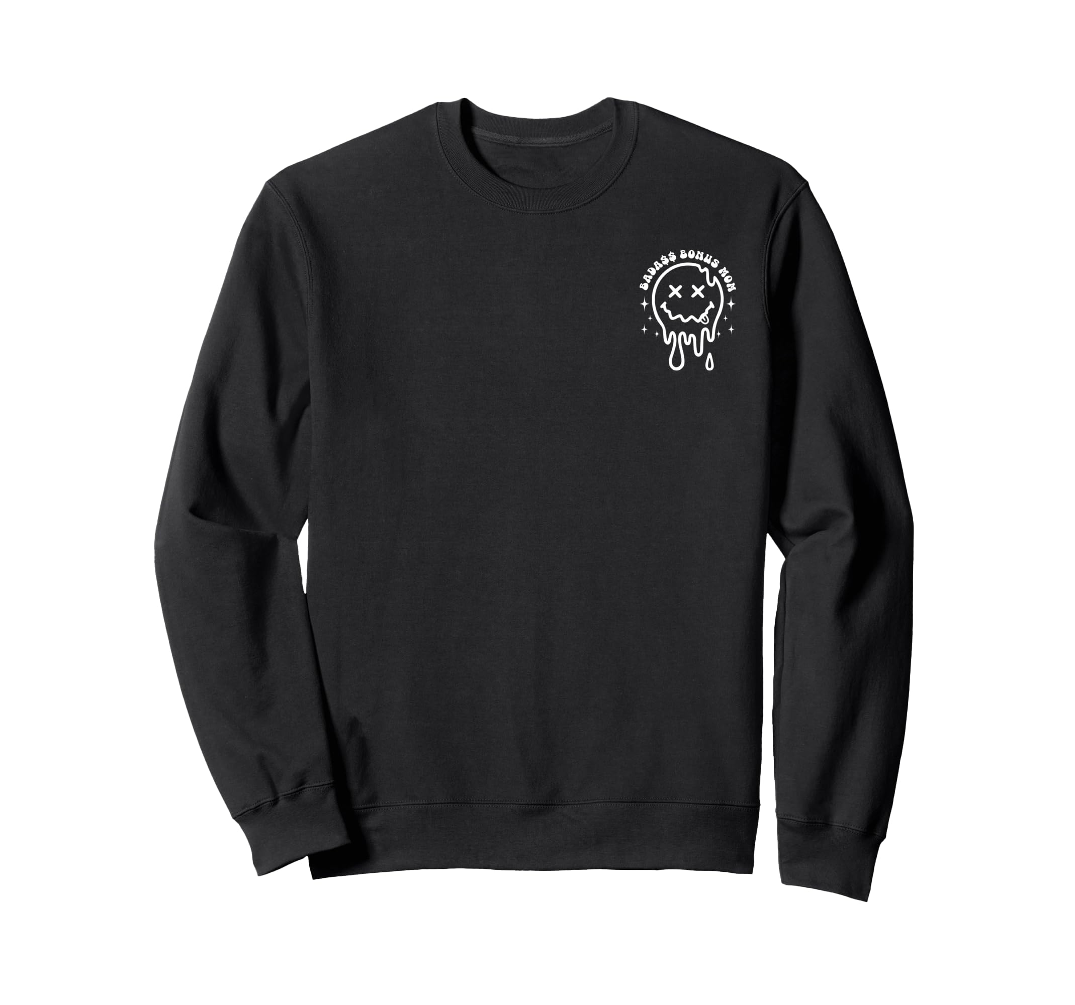 Badass Bonus Mom Funny Sweatshirt - Casual Everyday Wear for Adults - T-Shirt, Sweatshirt, Hoodie